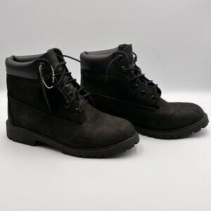 Timberland Premium 6 inch Mens Boots 6 M Black Nubuck Waterproof Insulated